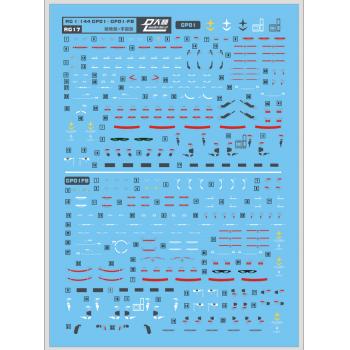 [国際速達EMS発送!]RG 1/144 RX-78GP01 Fb ガンダム試作1号機 フルバーニアン ゼフィランサス 高品質水転写式デカール