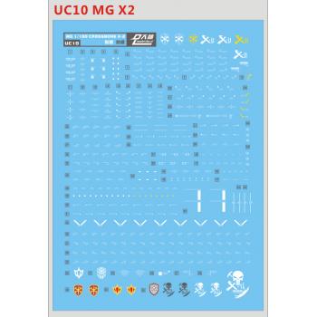 [国際速達EMS発送!]MG 1/100 クロスボーン・ガンダム X2 X-2 高品質水転写式デカール