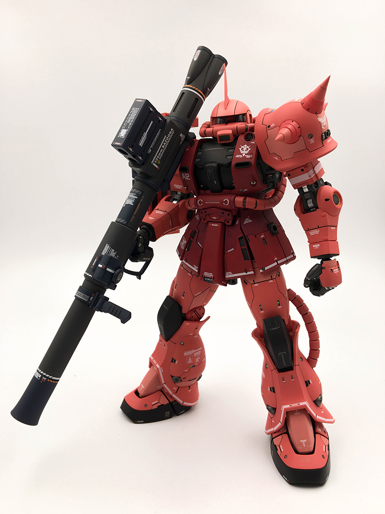 取り寄せ]MG 1/100 ザクII専用バズーカ 予備弾倉 THE ORIGIN ガレージ