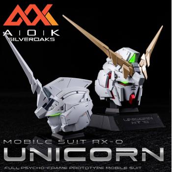 [取り寄せ]1/35 RX-0 ユニコーンガンダム ユニコーンモード/デストロイモード ヘッドセット LED発光ユニット付 ガレージキット