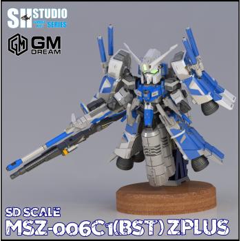 [取り寄せ]SDガンダム クロスシルエット SDCS MSZ-006 C1[Bst] ゼータプラス(ver.BLUE ver.RED) G.M.dream社 × SH Studio社