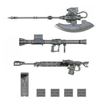 [取り寄せ]PG 1/60 MS-06R-1A 高機動型ザクII通常版専用拡張武器オプションセット ガレージキット