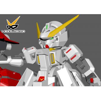 [予約]SD RX-123 ガンダムTR-6 ［ウーンドウォート］ フルーガレージキット