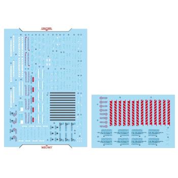 PG 1/60 ユニコーンガンダム ペルフェクティビリティ用 ディバイン拡張セット 水転写式デカール 2枚セット